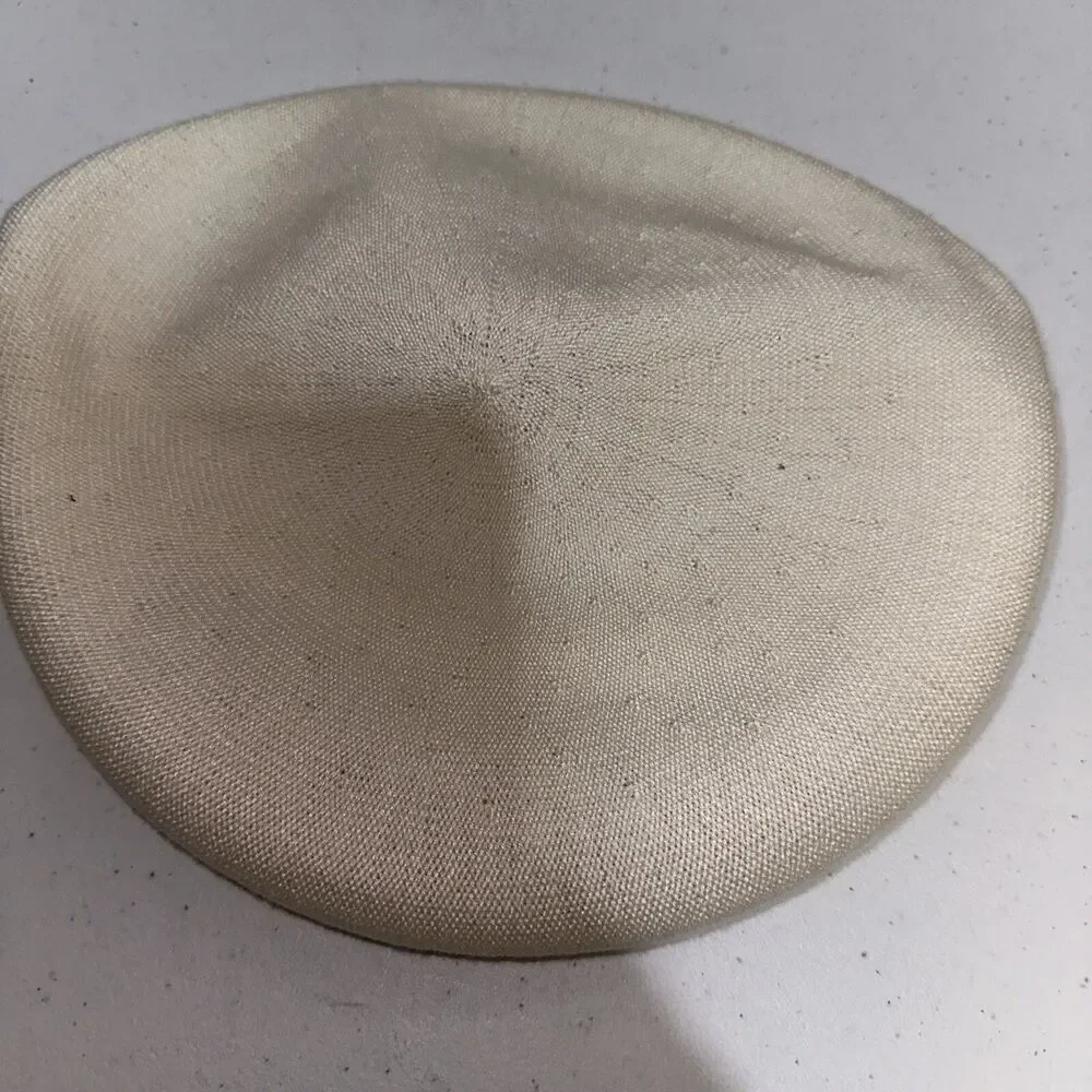 Vintage 90s Country Gentleman Ivory Newsboy Hat RN 29219 Golf Cabbie Style